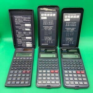 Lot Of Calculator (2)Casio Fx-115s VPAM & Fx300w Scientific. 